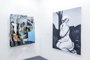 Mohamed Bourouissa and Tomoo Gokita, <a href='/art-galleries/blum-poe/' target='_blank'>Blum & Poe</a>, Art Basel (13–16 June 2019). Courtesy Ocula. Photo: Charles Roussel.